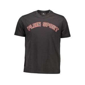 Plein Sport Black Cotton Men Men's T-Shirt